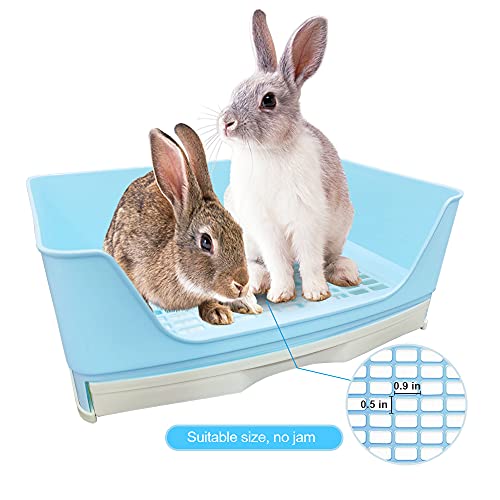 Rabbit Litter Box, Large Bunny Litter Box Supply Accessories Used with