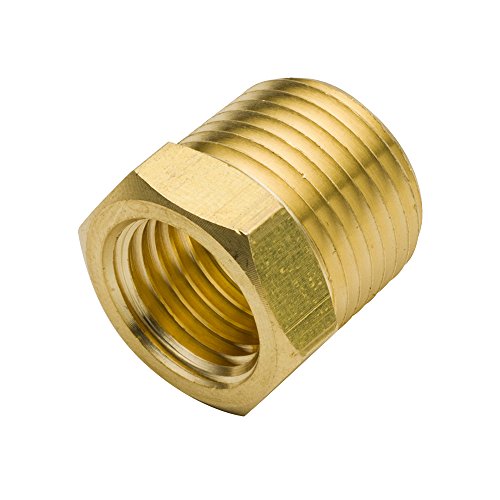 Legines NPT Bushing 3/4" Male x 1/4" Female Reducing Adapter Hex Head Pipe Fitting (Pack of 5)