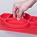 Nuby Sure Grip Monkey Silicone Placemat, Red