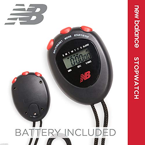 New Balance Stop Watch Digital Stopwatch Interval Timer Exercise