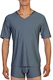 ExOfficio Men's Give-n-Go V Underwear Tee, Charcoal, Large