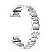 VIWO Fitbit Charge 2 Band,Charge2 Metal Adjustable Replacement Bands Bracelet Strap Belt Silver/Rose Gold for Fitbit Charge2 Large,Small (Silver)