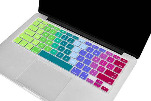 KEC Keyboard Cover Skin for MacBook Air 13", Old Pro 13", 15", 17" (w/or w/Out Retina Display, -2015) and iMac (Colorful Space) - Thumbnail 3