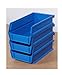 Triton Products 3-210B LocBin Stacking, Hanging, Interlocking Polypropylene Bins 5-3/8-Inch L by 4-1/8-Inch W by 3-Inch H Blue 24 CT