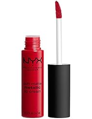 NYX PROFESSIONAL MAKEUP Soft Matte Metallic Lip Cream, Monte Carlo, 0.22 Ounce