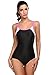 Avidlove One Piece Swimsuit Womens Splice Dual Crossback Athletic Bathing Suit S-XXL