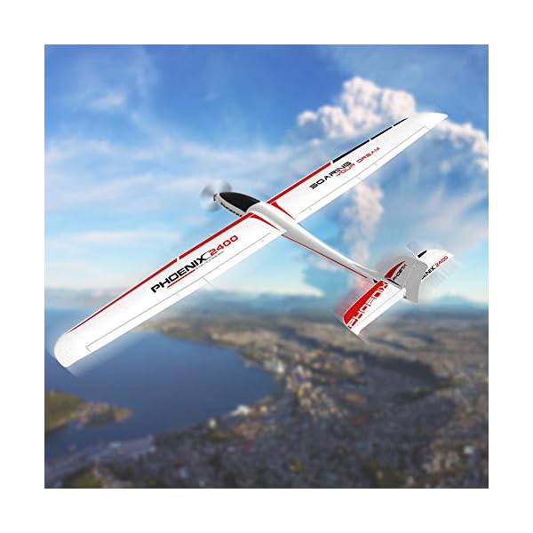 Dilwe RC Flugzeug PNP KIT, Flugzeug Segelflugzeug 2400mm Spannweite Flugzeug RC Flugzeug KIT PNP(PNP) – Bild 8