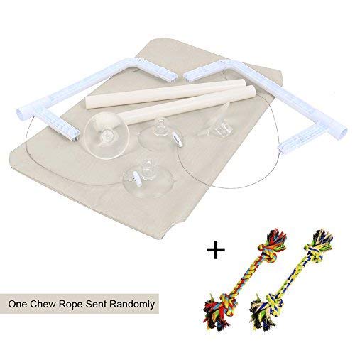 6 PETPAWJOY+Suction+Hammock+Resting+Shelves