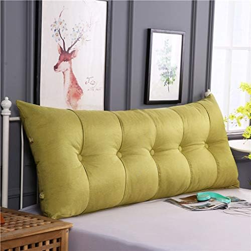 Wedge pad, Waist pad Triangular Reading Pillow Soft Reading Pillow Headboard Back Cushion Back Support Pillow Big daybed Sofa Bed Office Chair Lumbar Pad-Fruit green-120 * 60 * 20Cm