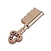 CHUYI Novelty and Cute Violin Shape Design 128GB USB 2.0 Flash Drive Pen Drive Memory Stick Storage Cool Thumb Drive U Disk Gift (Brown - 1 Pack)