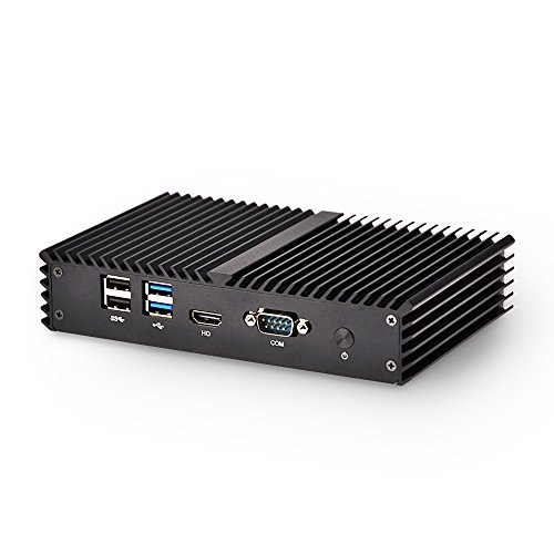 Firewall Pc Qotom-Q350G4Y Intel Core I5-4300Y 3M Cache,Up to 2.3Ghz AES-NI, Barebones 4 Intel LAN,Used As A Router/Firewall/Proxy/WiFi Access Point