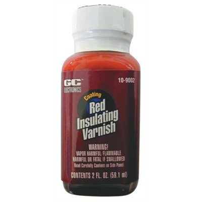 GC Electronics 10-9002-A Red Insulating Varnish 2oz Bottle by GC Electronics