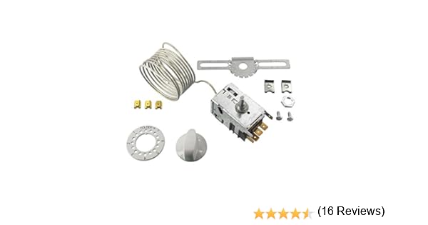 Danfoss Kit original de 3 piezas de termostato para frigoríficos ...