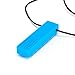 Sensory Chew Necklace for Boys & Girls - Kids Chewelry for Autism ADHD Oral Motor Chewing Biting Teething - Chewy Chewlery Chew Brick (2-Pack) by Solace