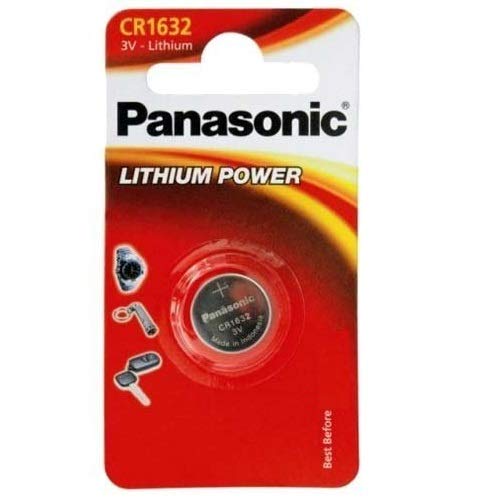 Panasonic CR1632 Lithium Batterie 3V, Packung mit 2