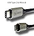 Fusion4K USB C to Micro USB PROFESSIONAL SERIES (1 foot)
