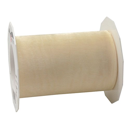 C.E. Pattberg Sheer Organza Ribbon Cream, 27 Yards Gift Wrap Ribbon, 4.4 inches Width, Accessories for Decoration & Handicrafts, Decoration Ribbon for Presents, for Every Occasion