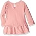 Calvin Klein Baby French Terry/Lace Overlay with Jeggings Set, Pink, 12 Months