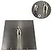 DELIPOP Led Rainfall Shower head 12 inch Stainless Steel Showerheads Temperature Control 3 Color Changing 12 Leds for Bathroom