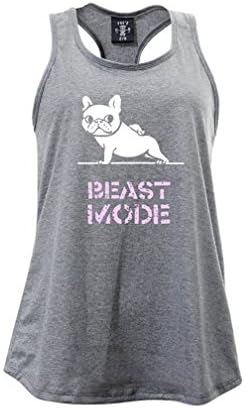 Beast Mode French Bulldog Vest Tank Top for Ladies (Size M)