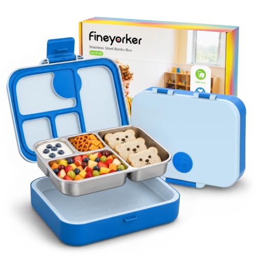 4格不锈钢儿童便当盒