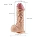 Pansdd 12.6 in Realistic Toy for Women,Flesh, Adult Games for Couples in Bedroom Huge Monster (Color : Skin)thumb 1