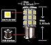 AUTOUS90 20-Pack 1156 1141 1003 27-SMD White LED Bulbs For Car Rear Turn Signal lights Interior RV Camper