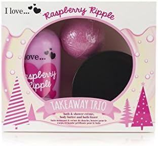 I Love. Takeaway Trio Raspberry Ripple Christmas Gift Set