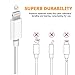 iPhone Charger, Everdigi Lightning Cable 8 Pin iPhone Charging Cable Cord Compatible with 3FT 3FT 3FT 6FT 10FT iPhone X 8 8Plus 7 7Plus 6s 6sPlus 6 6Plus SE 5 5s 5c iPad iPod & More (white, 5pack)