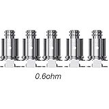 5pack Replacement C-o-i-l Regular Mesh Ceramic C-o-i-l-s Head for N-o-r-d A-I-O (Mesh 0.6ohm)