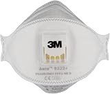 3M Aura 9332+ FFP3 Valved Disposable Particulate Respirator Face Mask Pack view 5