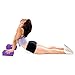 JEFlex Yoga Block EVA High Density Comfortable Foam, Exercise Fitness Bricks, Eco-Friendly and Lightweight, 2-Pack, Purple