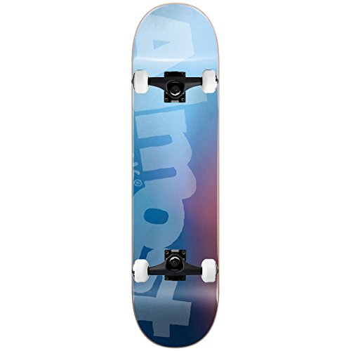 Almost Skateboard Complete Side Pipe Blurry Blue 8.5" Black 