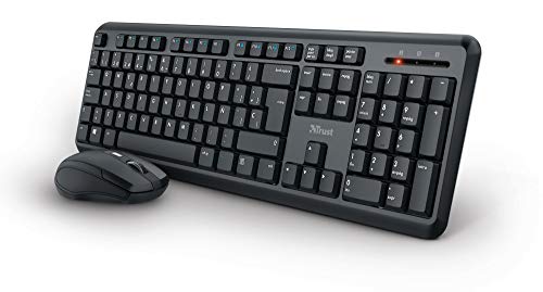 Toetsenbord en draadloze muis Trust Ymo Qwerty Spaans