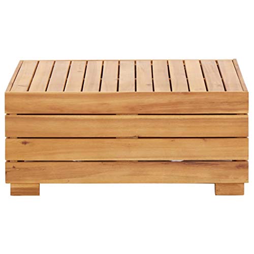 Tidyard Modular-Tisch 1 STK.aus massivem Akazienholz,Garten-Sofagarnitur Garten-Lounge-Set Gartengarnitur Sitzgruppe 68 x 68 x 30 cm – Bild 4