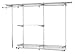 Rubbermaid Configurations Custom Closet Kit, 3-6 Ft. Adjustable Metal Wire Shelving, Titanium Finish, Expandable Organization System, Hardware Included, for Home Closet/Pantry/Laundry/Mudroom