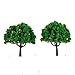 20pcs 3 inch Scenery Landscape Train Model Trees Scale 1/100--Made of Plastic Cement