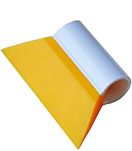 CARLAS 3.8 Inch Window Film Tools Tube Rubber Squeegee Water Blade Decal Wrap Applicator Car Vinyl Home Tint &amp; Durable 1PC