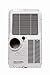 EdgeStar AP14003W Portable Air Conditioner with Dehumidifier and Fan for Rooms up to 550 Sq. Ft. with Remote Control