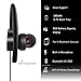 UCero Bluetooth Headphones, Wireless Headset V4.1 Heavy Bass Stereo In Ear Earbuds Noise Isolating Sweat proof Sports Earphones with Mic and Soft Security Hooks
