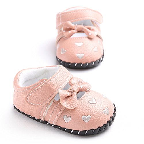 Meckior infant baby girls sandas summer soft leather no…