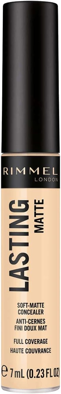 Rimmel Lasting Matte Concealer Illuminator 7 ml – Matte Finish, Lightweight
