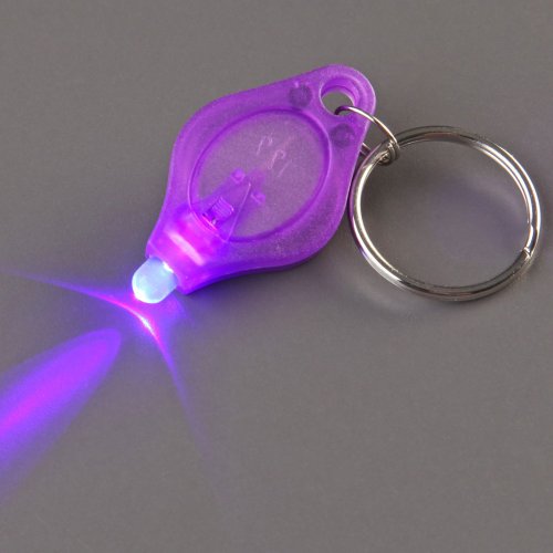 Blacklight Keychain