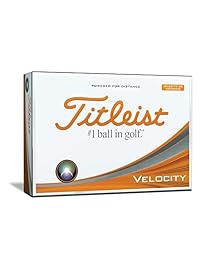 Titleist Velocity - Pelotas de golf (una docena)