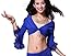 ZLTdream Lady's Belly Dance Bandage Mermaid Long-sleeve Top