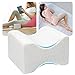 Knee Pillow for Side Sleepers - Memory Foam Leg Pillow for Sleeping with Extra Cover, Cooling Gel for Sciatica Relief, Lower Back Pain, Leg Pain, Pregnancy, Joint Hip Pain,Wedge Contour - HNKP1