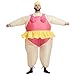 TOLOCO Inflatable Costume for Kid, Inflatable Alien Costume Kids, Alien Holding Person Costume, Halloween Blow up Costume (Women)