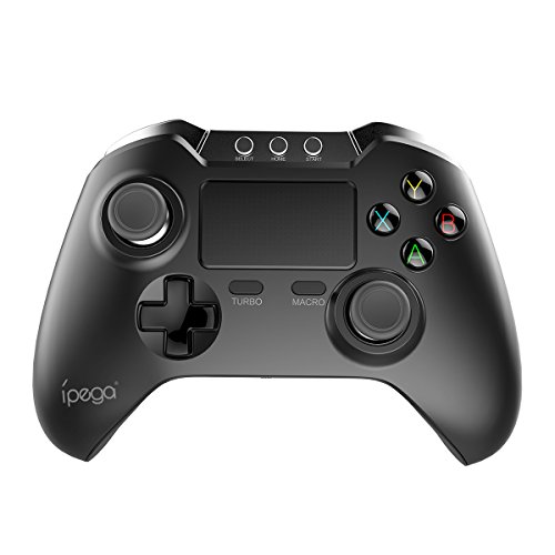 iPega PG-9069 Rechargeable Wireless Bluetooth Gamepad/ Video Game Controller for Windows/Android/iPhone/iPad/VR with Touch Pad and Phone Holder iPega PG-9069 Rechargeable Wireless Bluetooth Gamepad/ Video Game Controller for Windows/Android/iPhone/iPad/VR with Touch Pad and Phone Holder