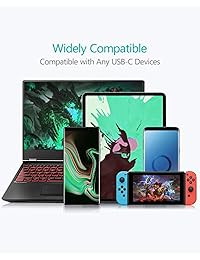 ELECJET USB-IF Certificado USB C a cuadrado adaptador de portátil soporta USB-PD Protocal Smart carga para teléfonos tipo C portátiles