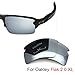 LOTSON Replacement Silver Mirror Polarized Lenses for Oakley Flak 2.0 XL OO9188